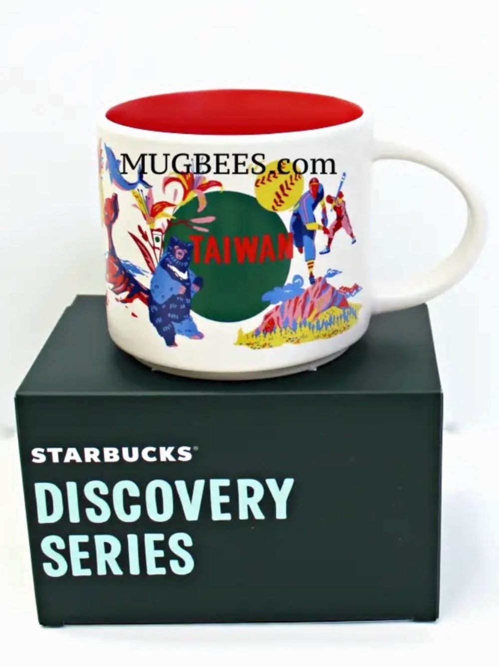 Starbucks Discovery Series TAIWAN Ceramic Coffee Tea Cup Mug 14oz NEW